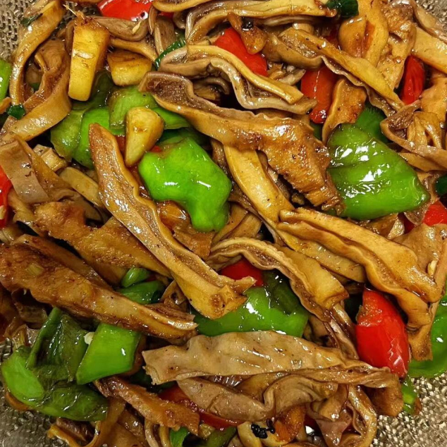 爆炒猪肚Gewokte Varkensmaag 